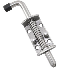 BLLNDX Spring Pin Latch Lock 1/2Inch 304 Stainless Steel Spring Bolt Latch Spring Loaded Latch for Trailer Gate Barn Door