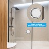 sourcing map 2PCS Round Shower Glass Sliding Door Handles, 304