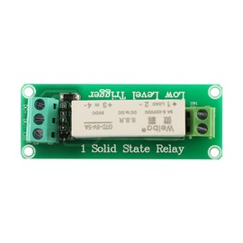 MusRock 1 Channel 5V Low Trigger Solid State Relay Module DC Controlled DC Single Phase Relay Electric Relay 5A 5V