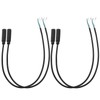 Jiozermi 4 Pcs 1ft Replacement 3.5mm Female Plug to Bare