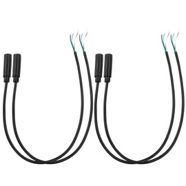 Jiozermi 4 Pcs 1ft Replacement 3.5mm Female Plug to Bare Wire Open End TRRS 4 Pole Stereo Audio Cable, 1/8" 3.5mm TRRS Female Jack Cable Connector Adapter for Speaker Headphone Microphone Cable Repair