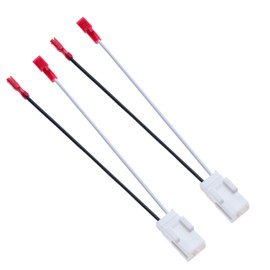 Car Wiring Harness, 2 x Pairs of Cables, Compatible with Dodge Vehicles, Speakers, Stereo Adapter, Wire and Plug Audio Adapter Lead