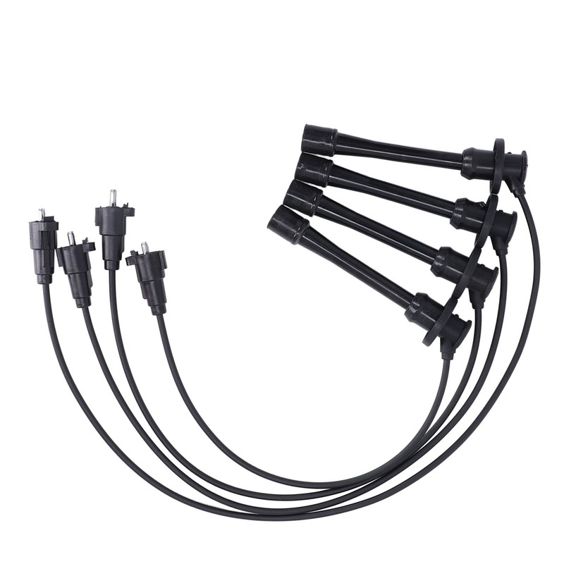 4pcs Spark Plug Wire Set 90919‑22387 Ignition Cable Kit Replacement