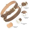 Jumpress Leather Dog Collar for Small Medium Large Dogs, Soft