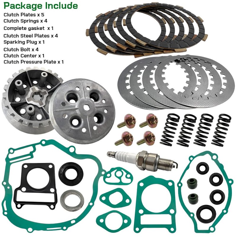 Clutch Kit Center Inner Hub Outer Pressure Plate & Complete