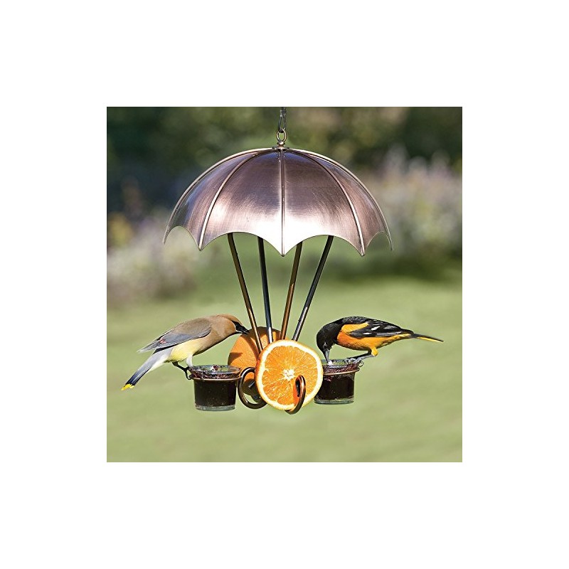 Woodlink Brushed Copper Oriole Feeder, Model COPWLO2