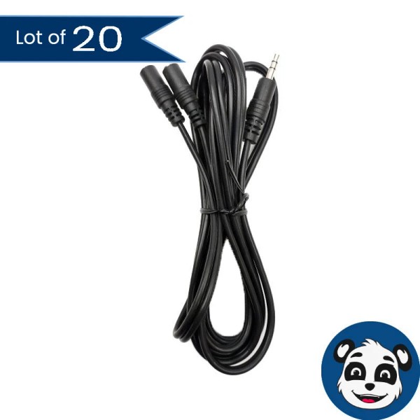 Unbranded Lot of 20 6ft 3.5mm Stereo Audio Male to