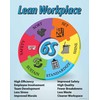 6S Lean Workplace Poster, 16" X 20", Made in The