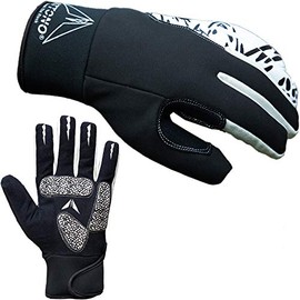 ATTONO Winter Cycling Gloves Winter Gel Cycling Gloves with Waterproof Membrane Size 10/XL