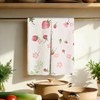 Fruit Pattern Kitchen Towels Set of 2, with Fixed Clips