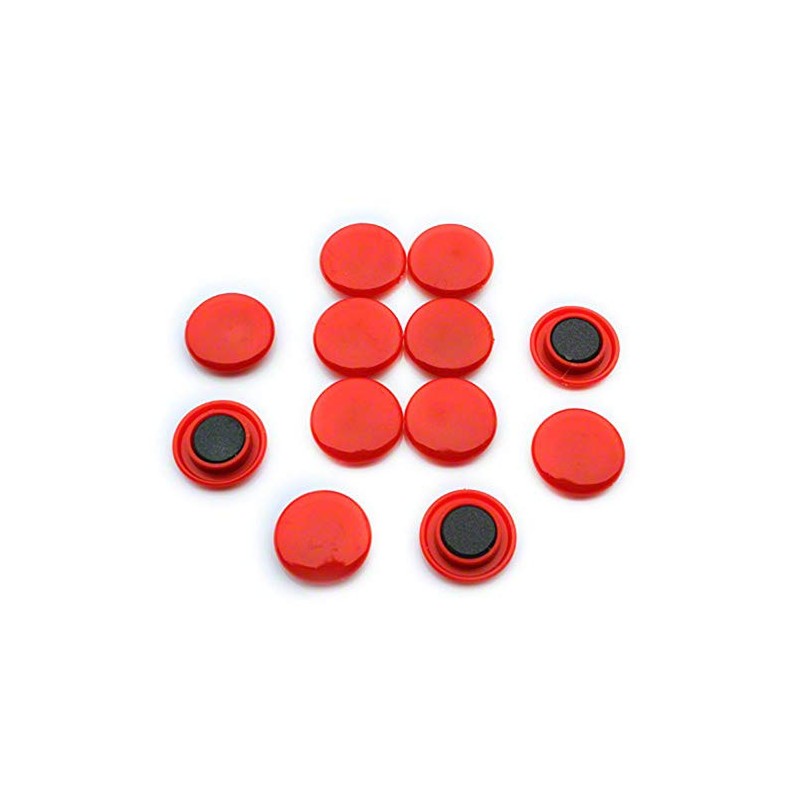 Medium Red Planning Office Magnets for Fridge, Whiteboard, Noticeboard, Filing
