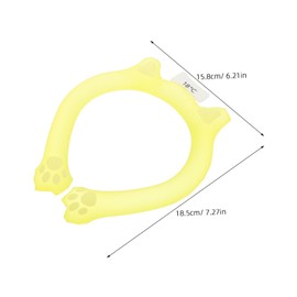 TOVINANNA Wearable Neck Coolers Reusable Body Cooling Tube for Summer Outdoor Activities Lightweight Neck Fit for Athletes and Workers Yellow