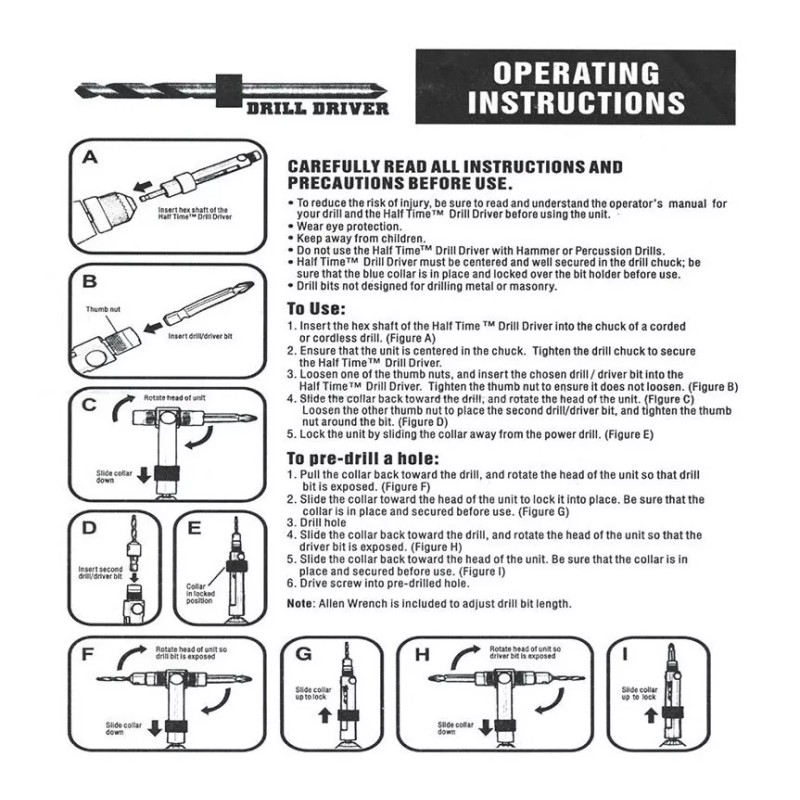 Dolores Kit Puntas Destornillador Taladro Avella Convertidor Rápido