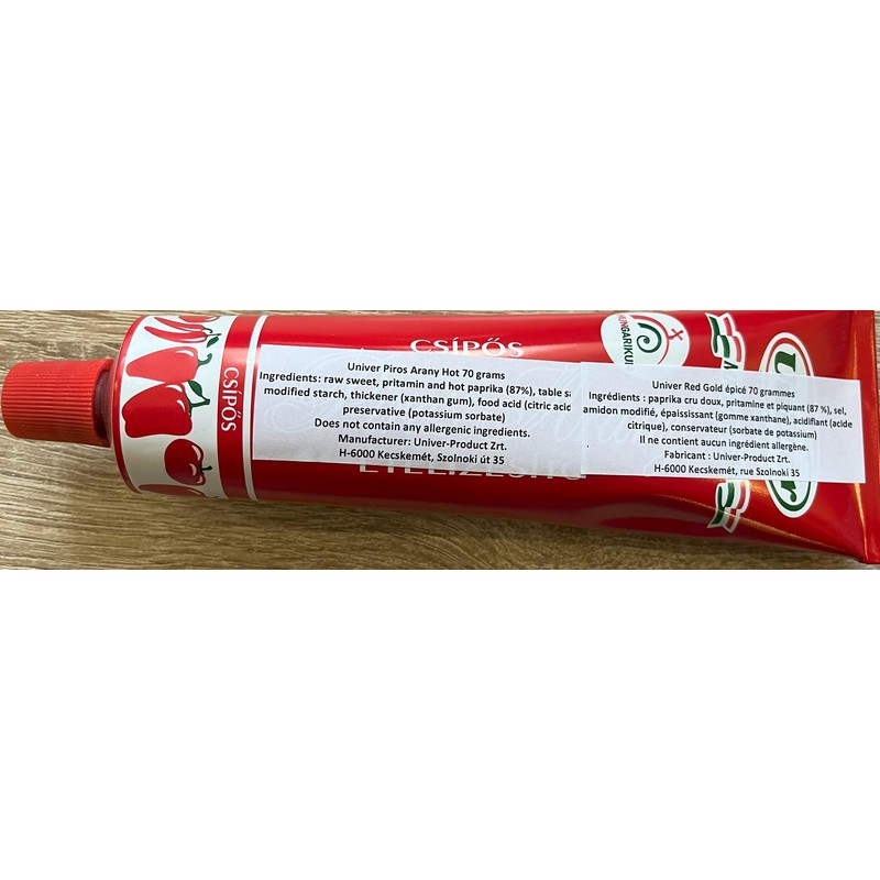 4 Hungarian Red Gold Piros Arany Paprika Paste Original Quality