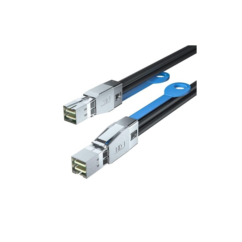 H!Fiber.com External Mini SAS HD Cable, SFF-8644 to SFF-8644 Cable,