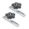 POWERTEC 71642 Miter Slot Hardware Kit (Slot Bars, Knobs, Screws,