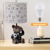 Hamucd Small Bear Table Lamp for Bedroom Nightstand Decor,Animal Nursery