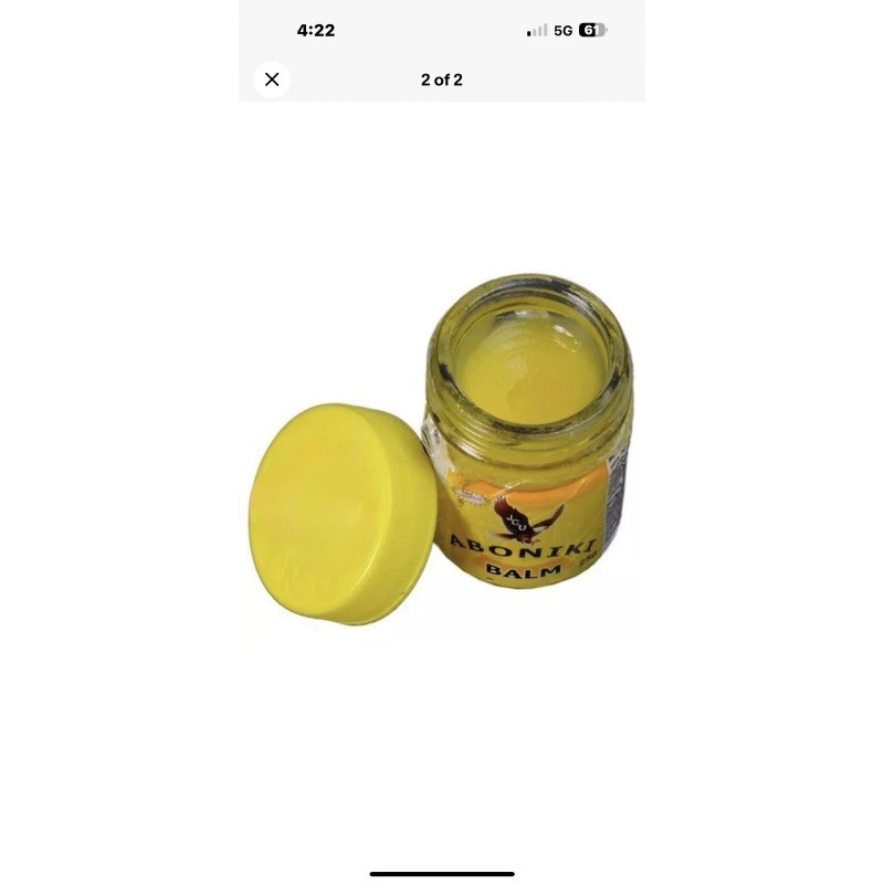 Aboniki 2x Original Aboniki Balm for Cold, Arthritis, Bronchitis, Rheumatism,