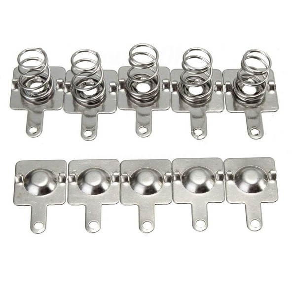 YXQ 100Pairs AA Battery Spring Plate Set Contact Positive Negative
