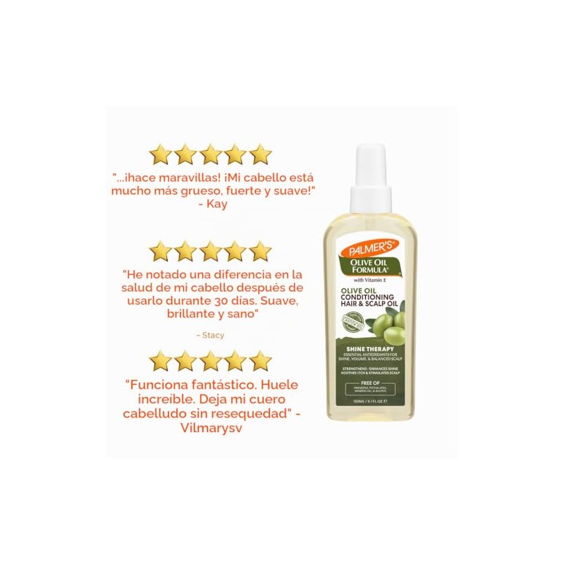 Palmer´s Olive Oil Formula Shine Therapy Aceite para Cabello y