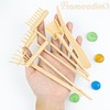 Framendino, 6 Pack Mini Zen Garden Rake Tools Plastic Small