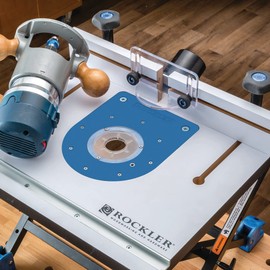 Rockler Mid-Size Router Insert Plate Kit for Convertible Benchtop Router Table
