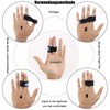 Pack of 25 Trigger Finger Splints, Finger Bandage, Elastic Finger