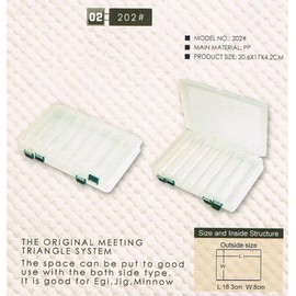 Plastikbox Fishing Box Bait Box accessory Box Angel Box TACKLEBOX (JCB202)