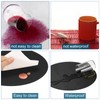 sourcing map 4 Pcs Faux Leather Placemats for Dinner Table,