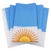 DANF Argentina Flag 3x5 Foot Polyester Argentinian National Flags Polyester