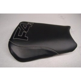 CUSTOM SEAT COVERS HONDA 01/02/03 CBR600 F4i FRONT SEAT COVER MADE OF BLACK VINYL
