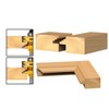 APlus 1/2'' Shank Lock Miter Router Bit, Door & Window