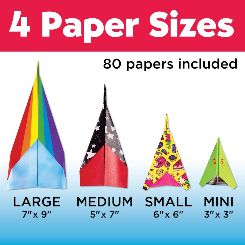 Creativity for Kids Stunt Squadron Fold & Launch Paper Airplanes: