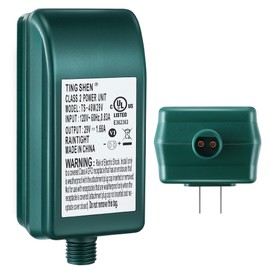 Enhon 29V LED Power Supply, UL Certification LED Transformer Replacement Class 2 Power Supply Low Voltage Transformer US Plug Adapter for Christmas Tree Light and LED String Light, Green(TS-48W29V)