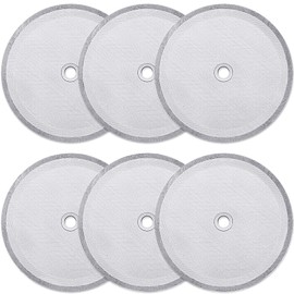 Boao 6 Pieces French Press Replacement Filters Mesh Filters Replacement 4 Inch Stainless Steel Replacement Screen for 1000 Ml, 34 Oz, 8 Cup French Press Coffee Makers and Tea Machines