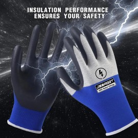 No Brand Electrical Insulated Gloves Voltage Resistance Electrician High Voltage Gloves