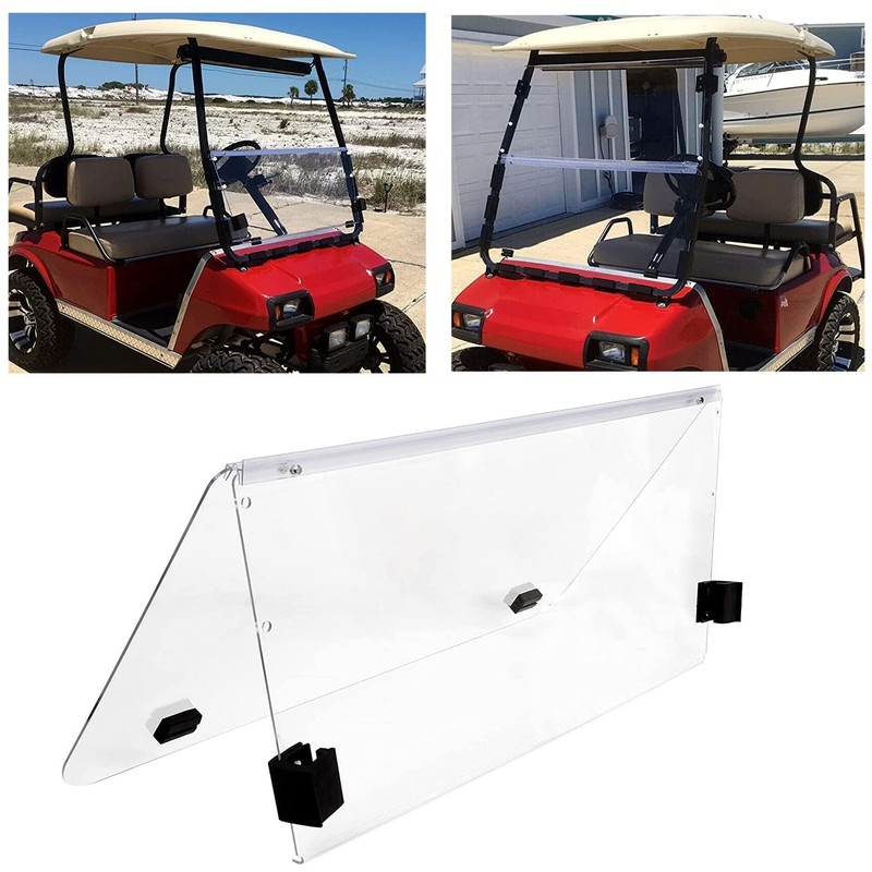 KUAFU Clear Windshield Compatible with 2000.5 - UP Golf Cart