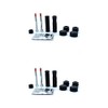 2 Sets Front Caliper Slider Pin Kits Guide Bolts For