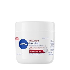 NIVEA Crema curativa intensa, crema corporal hidratante para piel seca, frasco de 13.5 oz