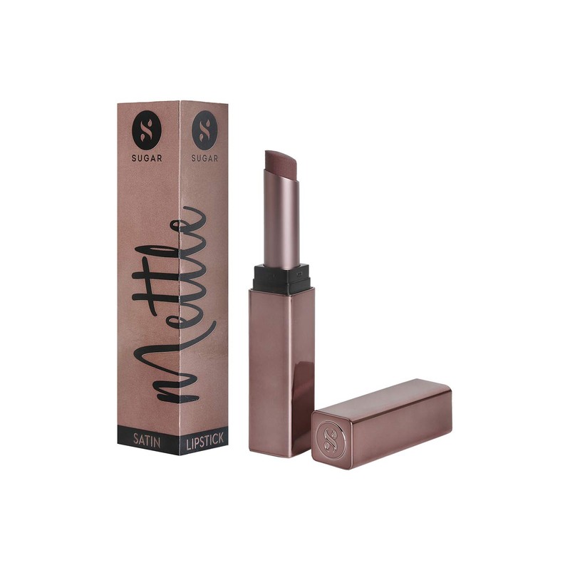 Sugar Cosmetics Mettle Satin Lipstick07 Gabriella (Soft Dusty Nude/Nude Pink)Super