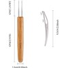 AUGSUN 8 Pcs Dreadlock Crochet Hook Tool, Braid Hair Dreadlocks