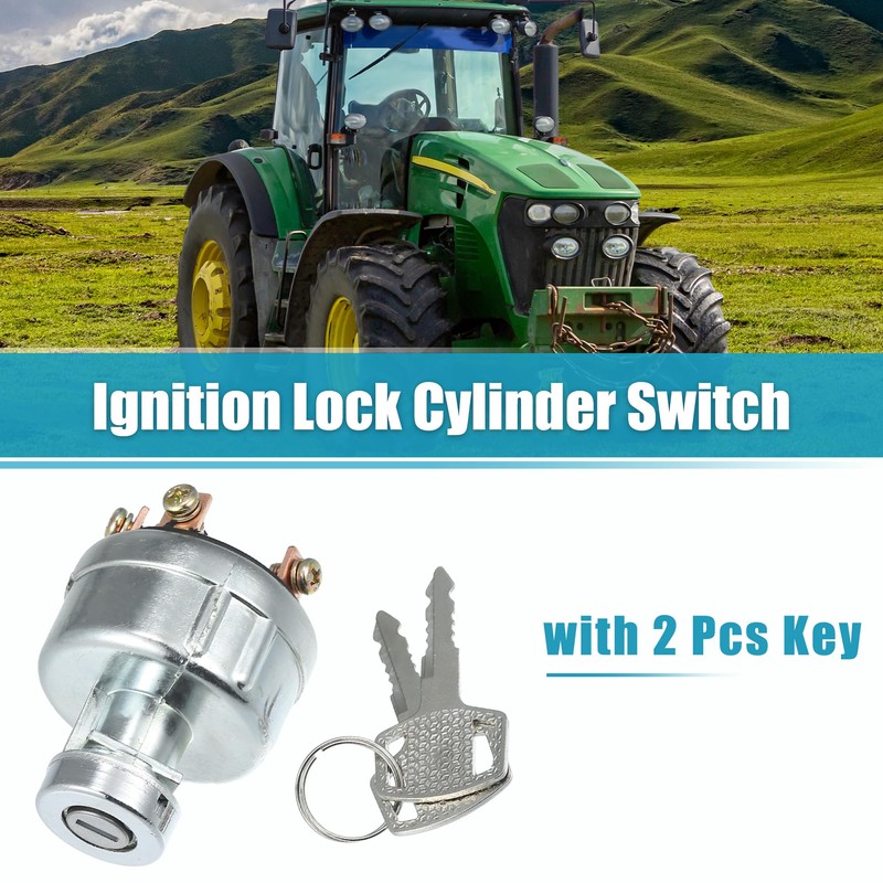Keyed Ignition Switch Fit ACROPIX Mitsubishi Tractor D1300 D1500 D1650