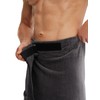 Morgenstern Sauna Kilt Men's Velcro Fastening 100% Cotton Terry Cloth,