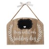 LOVE STORY Wedding Countdown Days Until our Wedding' Countdown Plaque