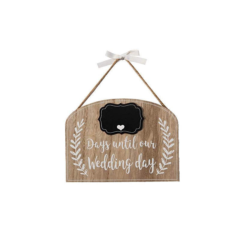 LOVE STORY Wedding Countdown Days Until our Wedding' Countdown Plaque