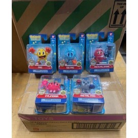 PAC MAN AND THE GHOSTLY ADVENTURES 12 FIGURES NEW COMPLETE FACTORY CASE BANDAI