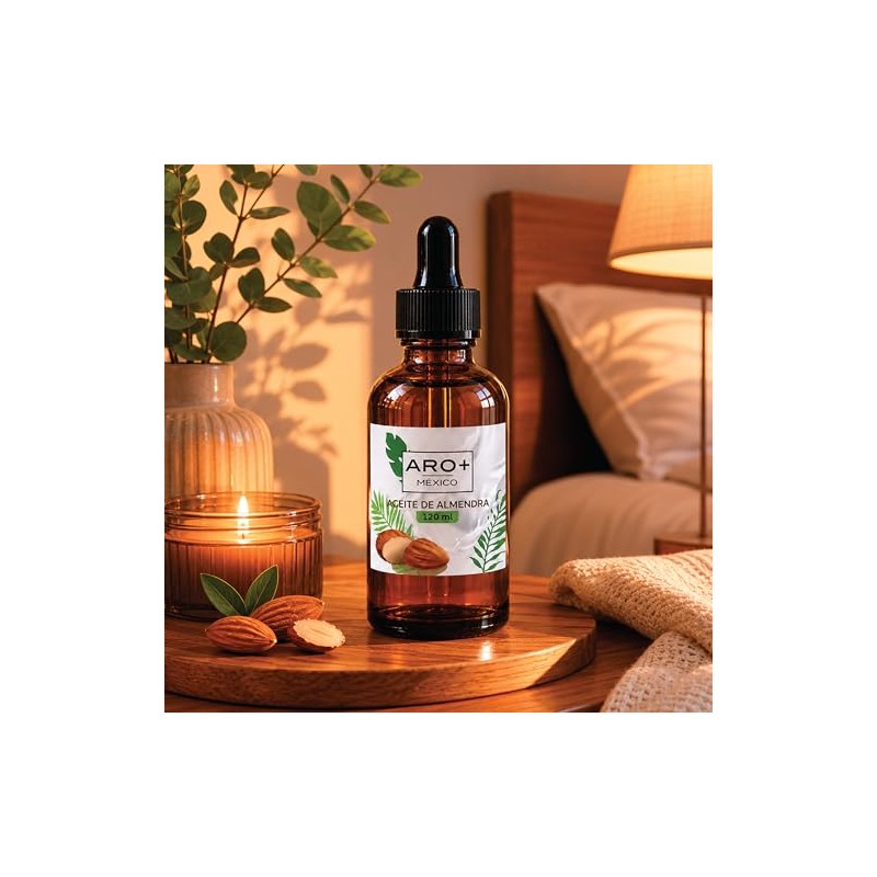ARO MXICO Aceite de Almendras Dulces 100 Puro 120ml Hidratacin