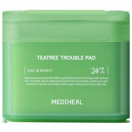 Mediheal Tea Tree Trouble Soothing Pads, 100 Sheets, 1 Pack / 메디힐 티트리 트러블 진정 패드, 100매입, 1개