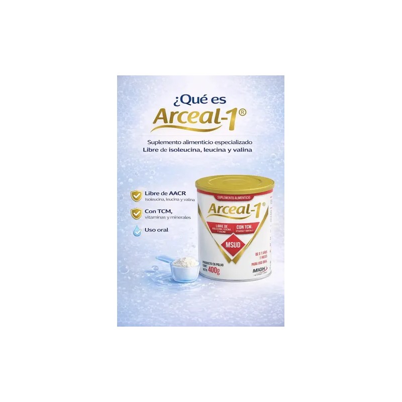 Arceal 1 Suplemento Alimenticio Orina Jarabe De Arce (msud) Sin