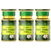 Puritan's Pride 3 Pack Garlic Extract Odorless 1000 mg 300